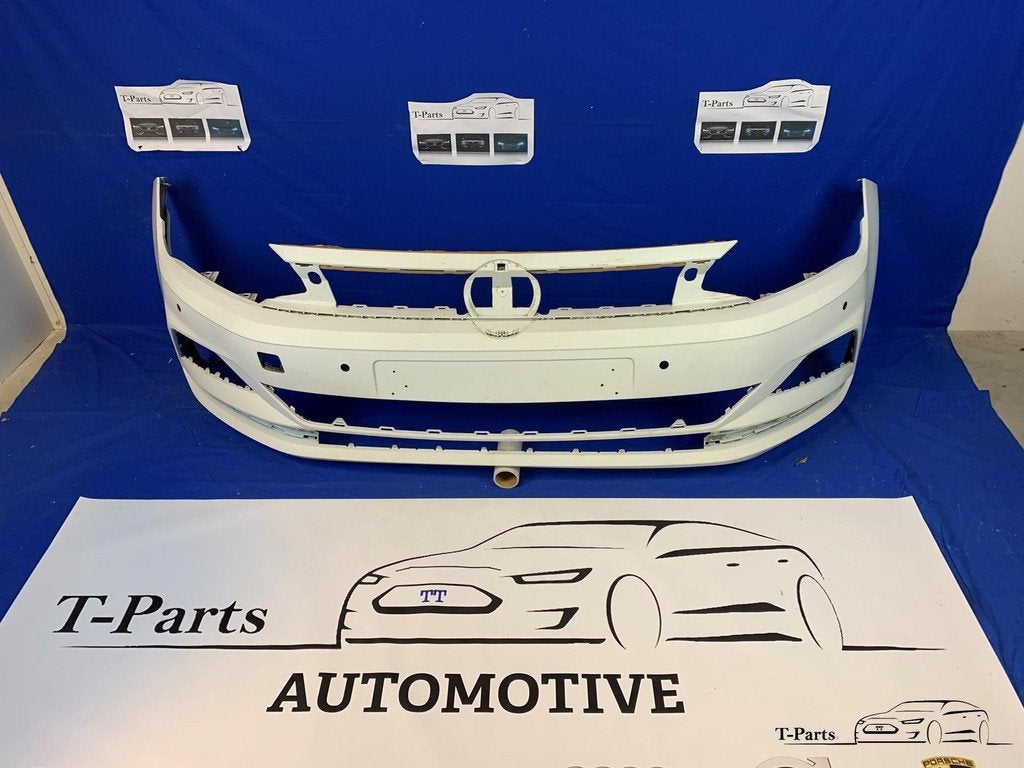 Volkswagen polo 2G voorbumper origineel 2017+ PDC, Auto-onderdelen, Carrosserie en Plaatwerk, Bumper, Peugeot, Voor, Gebruikt