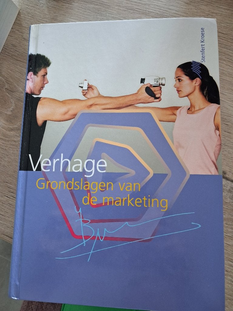 Studieboek  grondslagen van de marketing, Boeken, Ophalen of Verzenden, Beta, Zo goed als nieuw, HBO