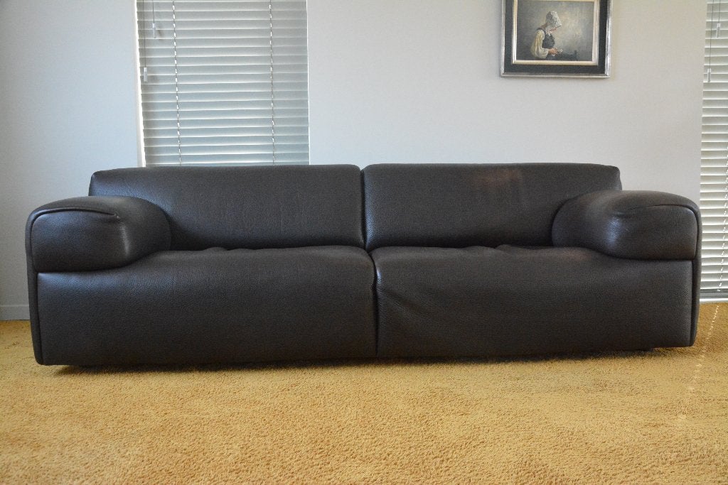 De Sede DS 820 design bank Cigarro (bruin), Gebruikt, Tweepersoons, Rechte bank, 200 tot 250 cm