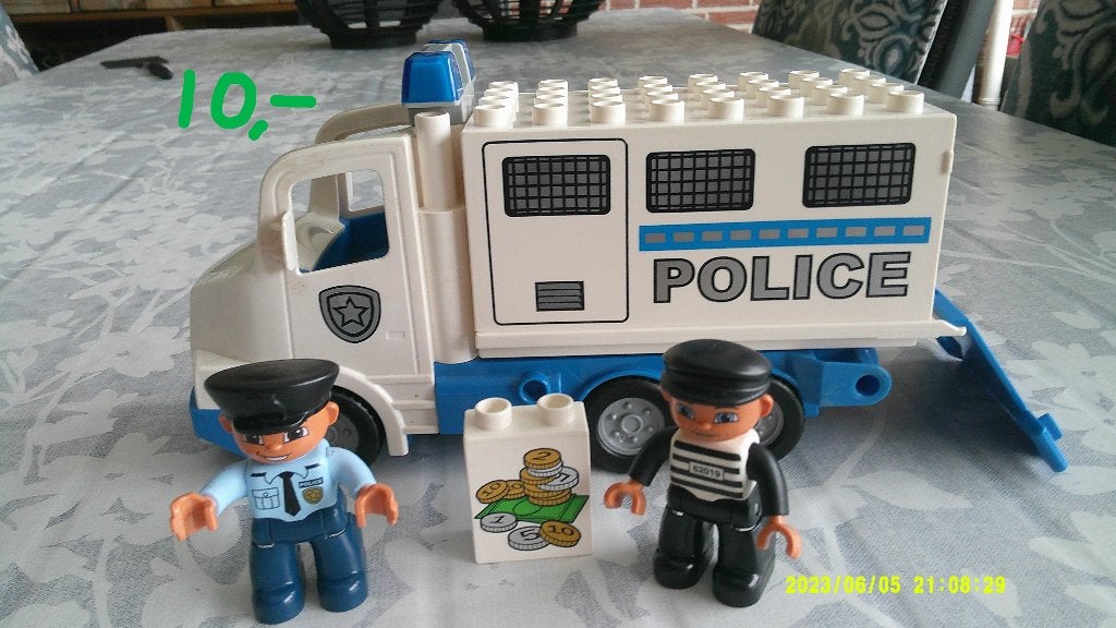 Duplo politie, brandweer, auto's, tractor, bouwplaten,, Kinderen en Baby's, Speelgoed | Duplo en Lego, Ophalen of Verzenden, Zo goed als nieuw