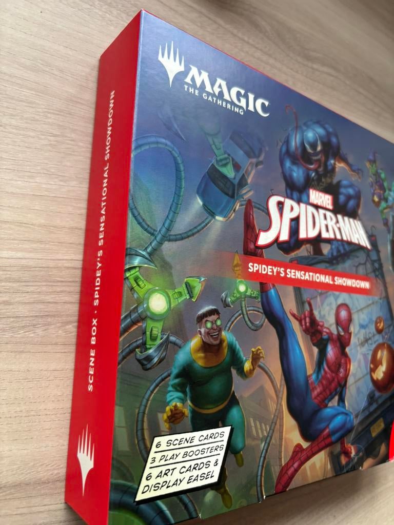 Magic the Gathering - Marvel's Spider-man Scene Box, Ophalen of Verzenden, Zo goed als nieuw, Foil