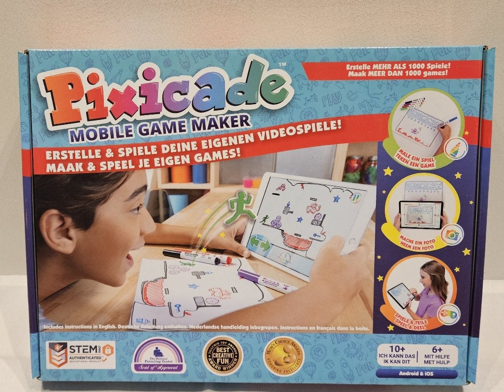 Pixicade Teken en Maak Je Eigen Videogame, Kinderen en Baby's, Speelgoed | Educatief en Creatief, Ophalen of Verzenden, Zo goed als nieuw
