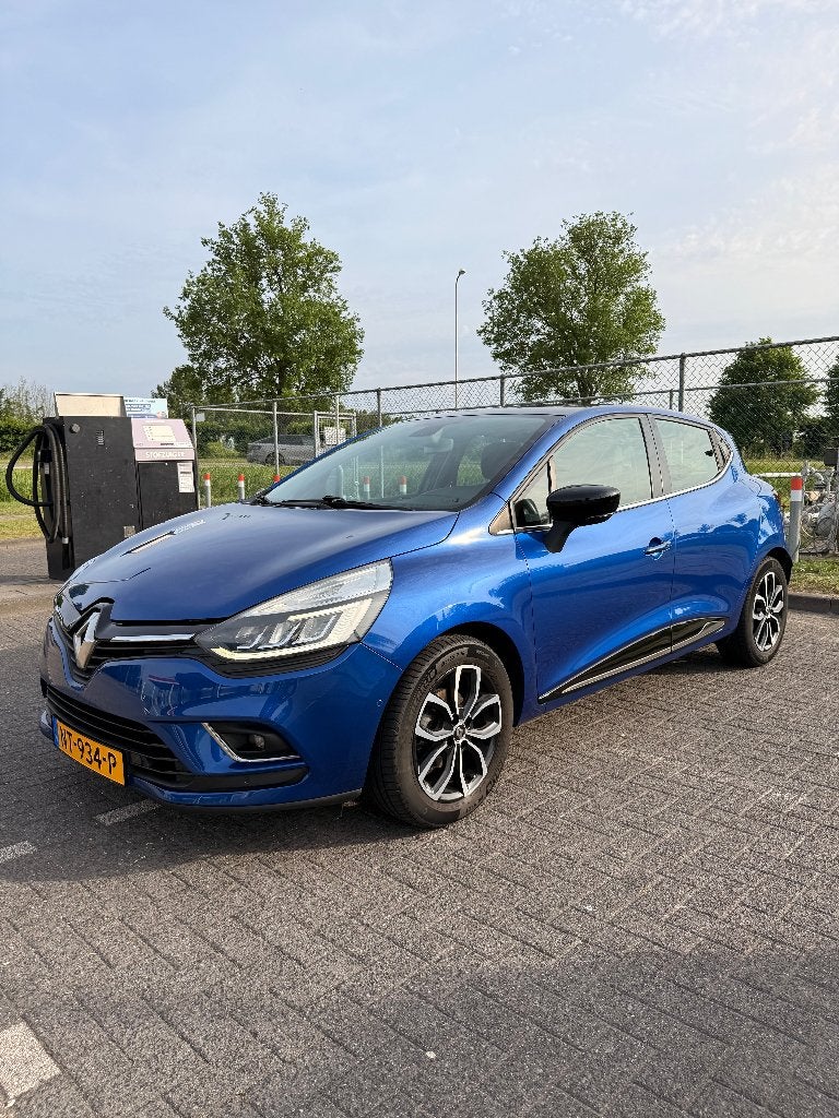 Renault Clio 0.9 TCe | 2017 | Cruise | Keyless | Airco, Auto's, Voorwielaandrijving, 898 cc, Blauw, Leder en Stof