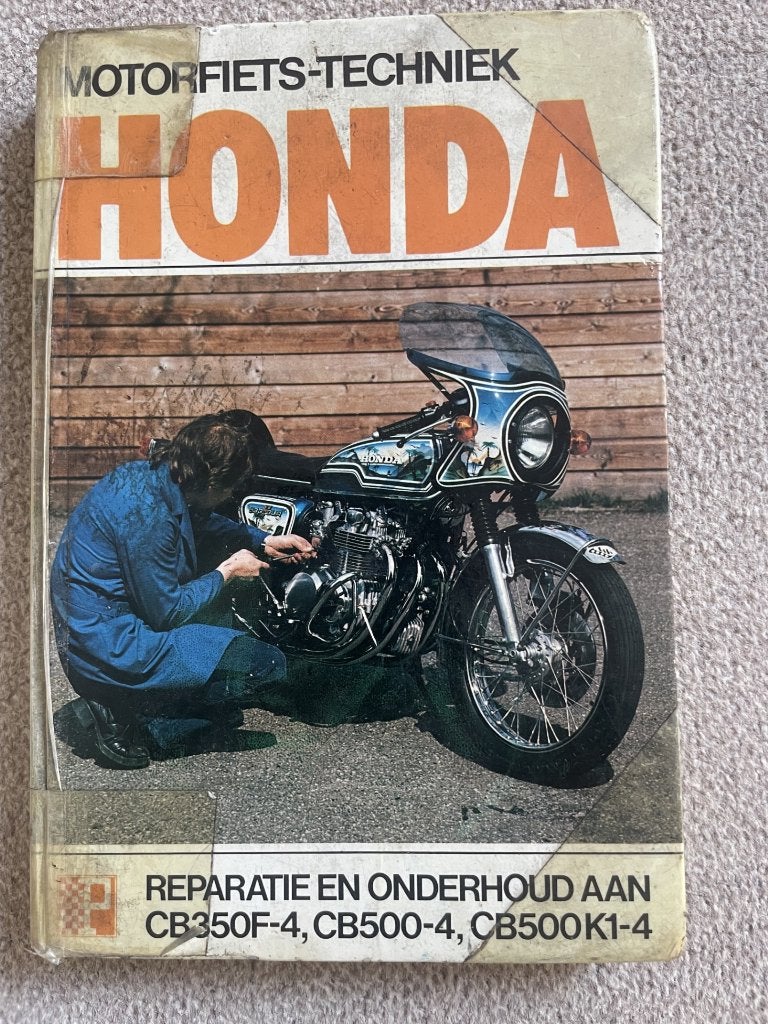 werkplaatshandboek HONDA CB350F & CB500F en K; 9,25 euro, Ophalen of Verzenden, Honda