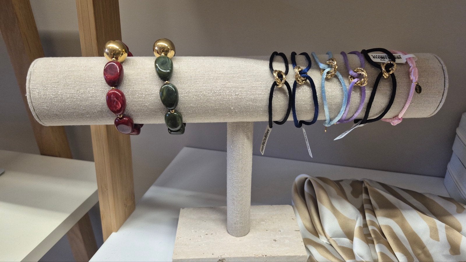 Armbanden display, Ophalen, Zo goed als nieuw, Wit, Overige materialen