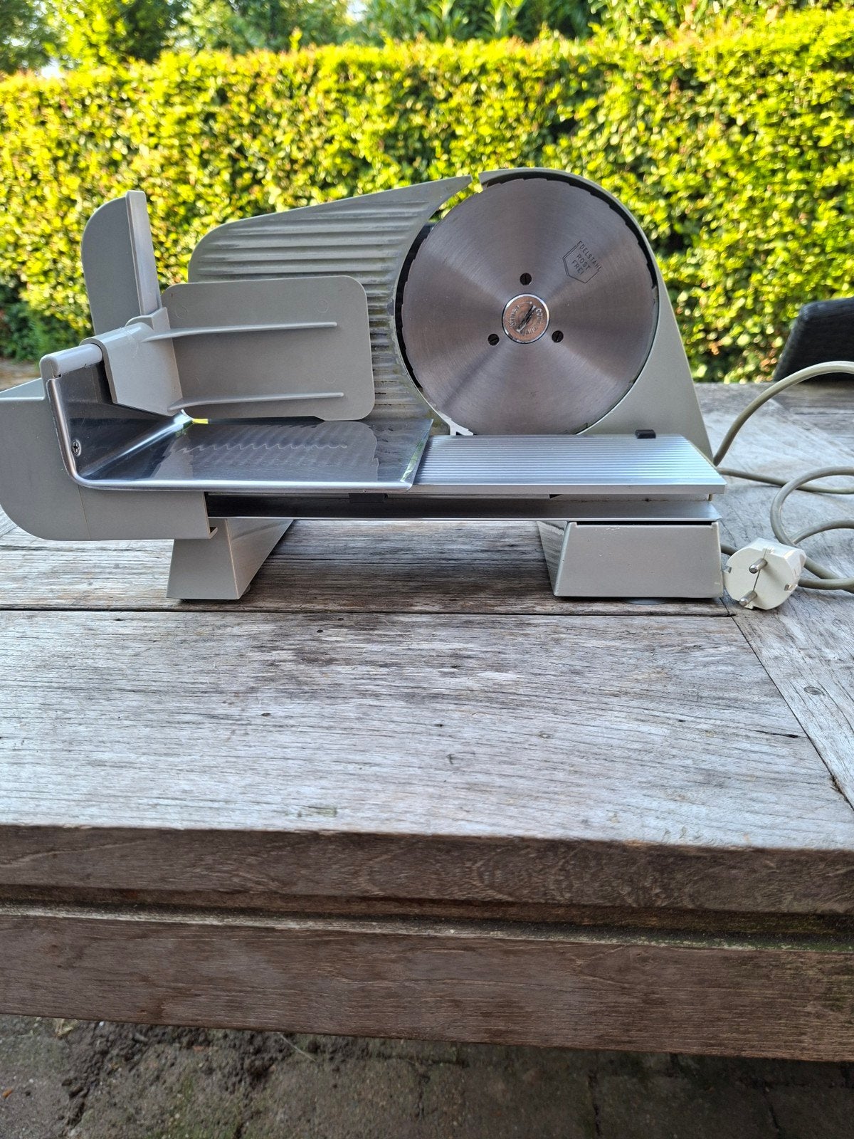 Keuken snijmachine., Ophalen of Verzenden, Zo goed als nieuw