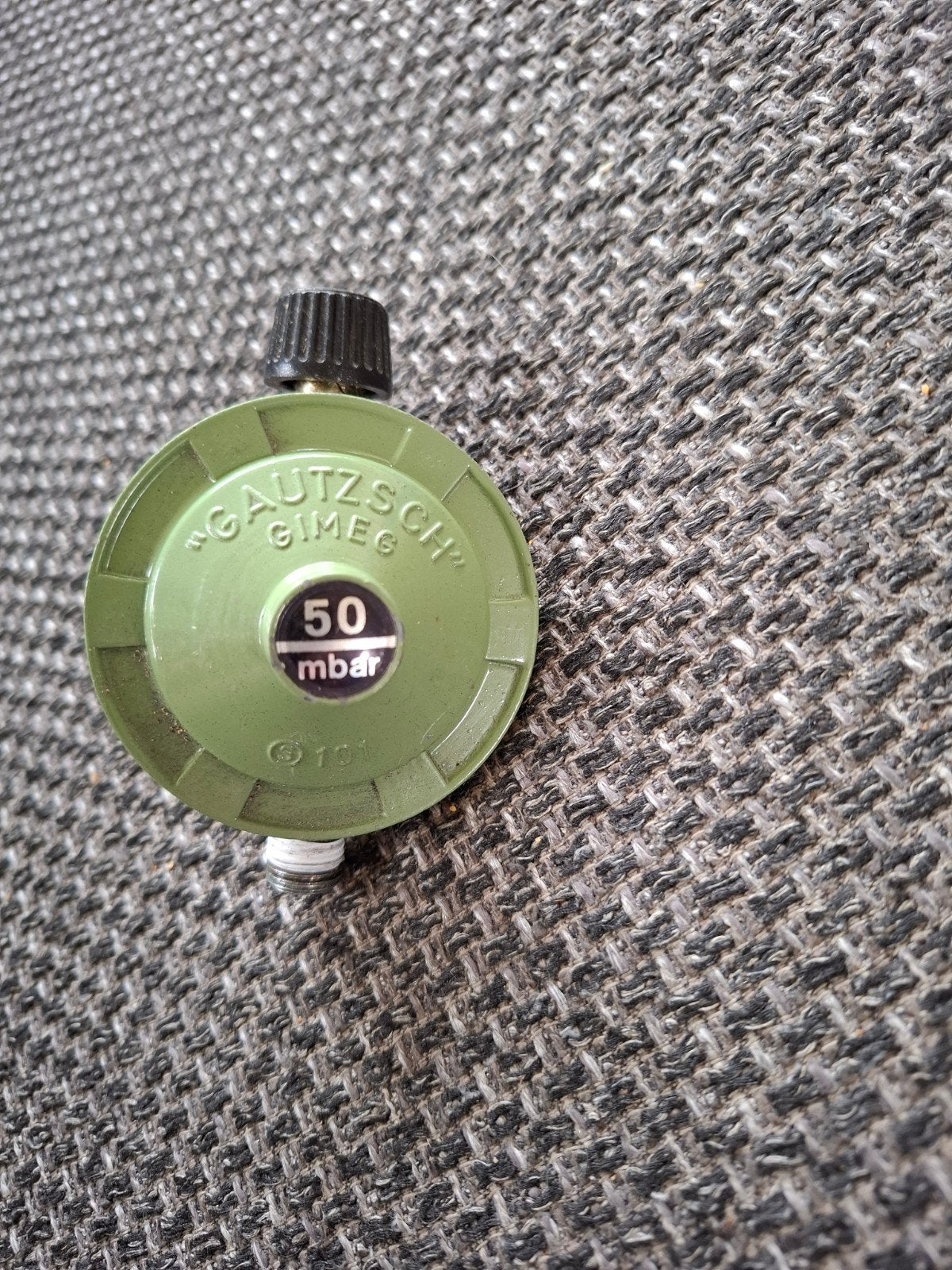 Drukregelaar gasfles 50 mbar - Gimeg Gautzsch, Ophalen of Verzenden