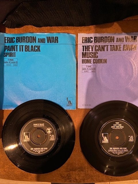 Eric Burdon and War "they can't take away our music", 7 inch, Ophalen of Verzenden, Zo goed als nieuw, Beschermende buitenhoes