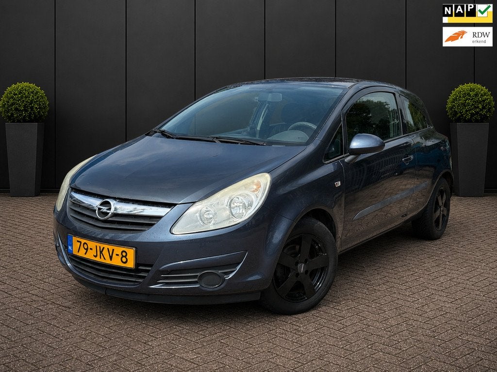 Opel Corsa 1.2-16V Edition NAP APK CRUISE CTRL AIRCO LMVELGE, Auto's, Opel, Bedrijf, Te koop, Corsa, ABS, Airbags, Airconditioning