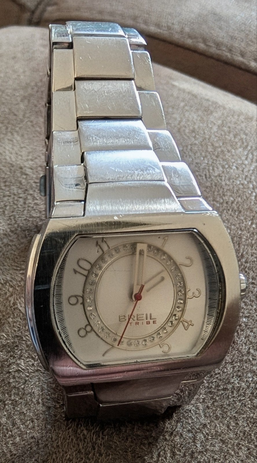 Breil Tribe Dameshorloge - Gebruikt, Staal met Strass, Sieraden, Tassen en Uiterlijk, Horloges | Dames, Staal, Gebruikt, Staal
