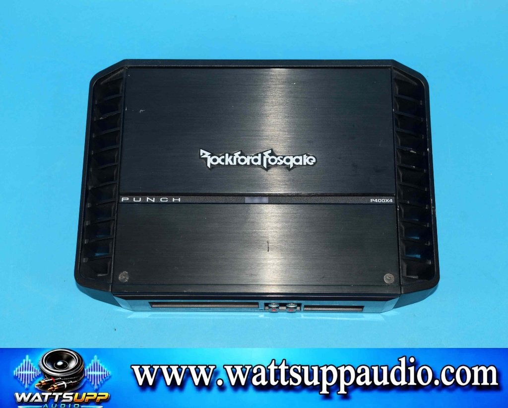 Rockford Fosgate Punch P400X4 4 kanaals versterker, Gebruikt, Audio Design, Am Breilingsweg 3, 76709 Kronau, Duitsland, Ophalen of Verzenden