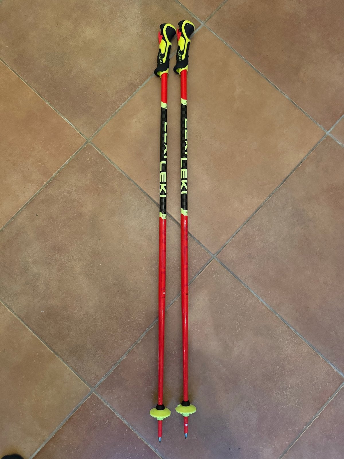 Leki WCR Trigger 3D Skistokken 105 cm, Gebruikt, Stokken, 100 tot 140 cm, Skiën