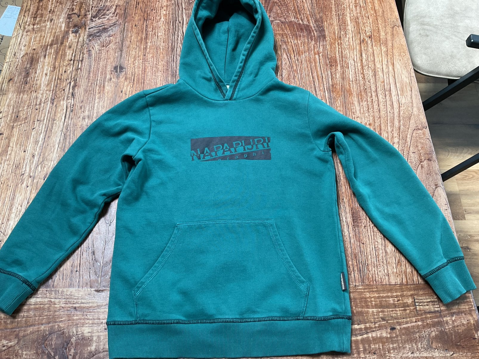 Napapijri hoodie maat 158-164, Ophalen of Verzenden, Zo goed als nieuw, Jongen, Trui of Vest