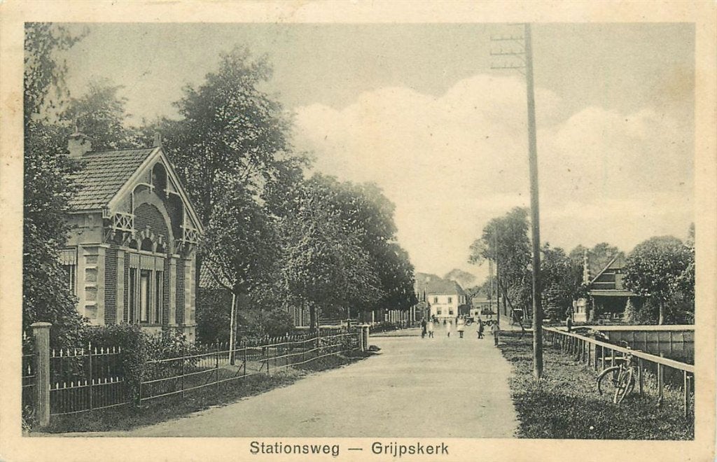 378-350-023 Grijpskerk Stationsweg, Verzenden, Voor 1920, Groningen