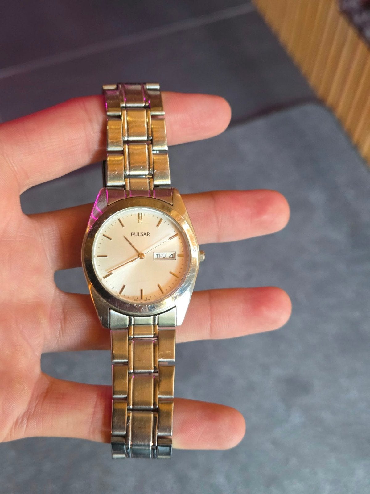 Pulsar Horloge, Verzenden, Zo goed als nieuw, Staal, Overige merken
