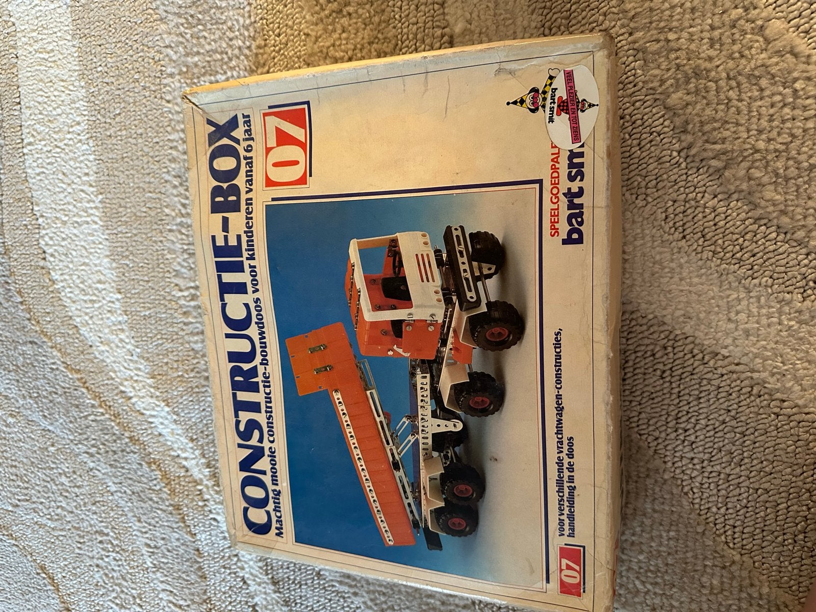 Vintage Constructie-Box 07 Speelgoed vrachtwagen, Ophalen of Verzenden, Gebruikt, Overige merken
