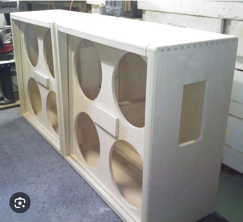 Gezocht lege 4x12 speaker cabienet, Ophalen