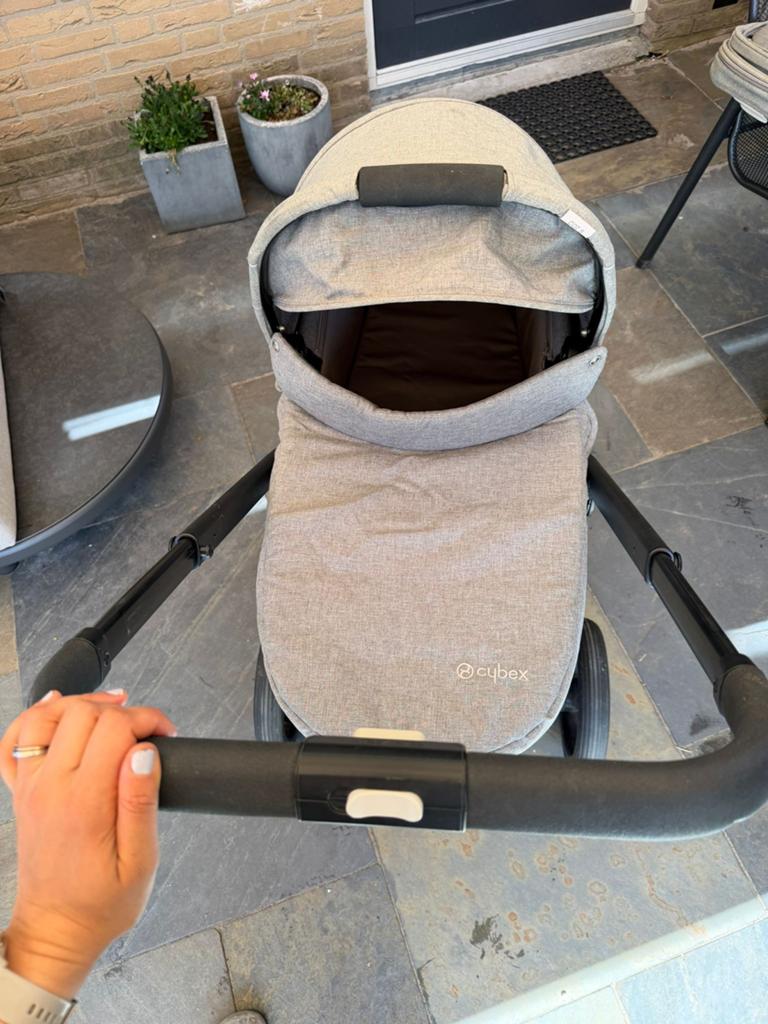 Cybex Balios S kinderwagen met reiswieg en zitje, Gebruikt, Combiwagen, Met reiswieg, Ophalen
