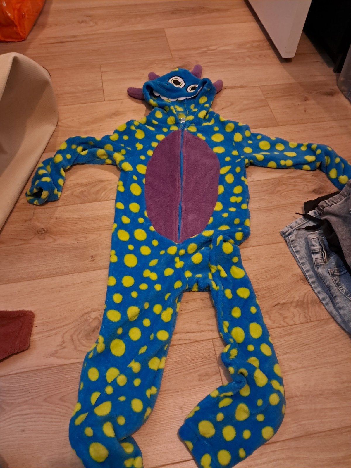 3 Kinder onesies maat 122-128, Ophalen of Verzenden, Gebruikt, Jongen of Meisje, Nacht- of Onderkleding