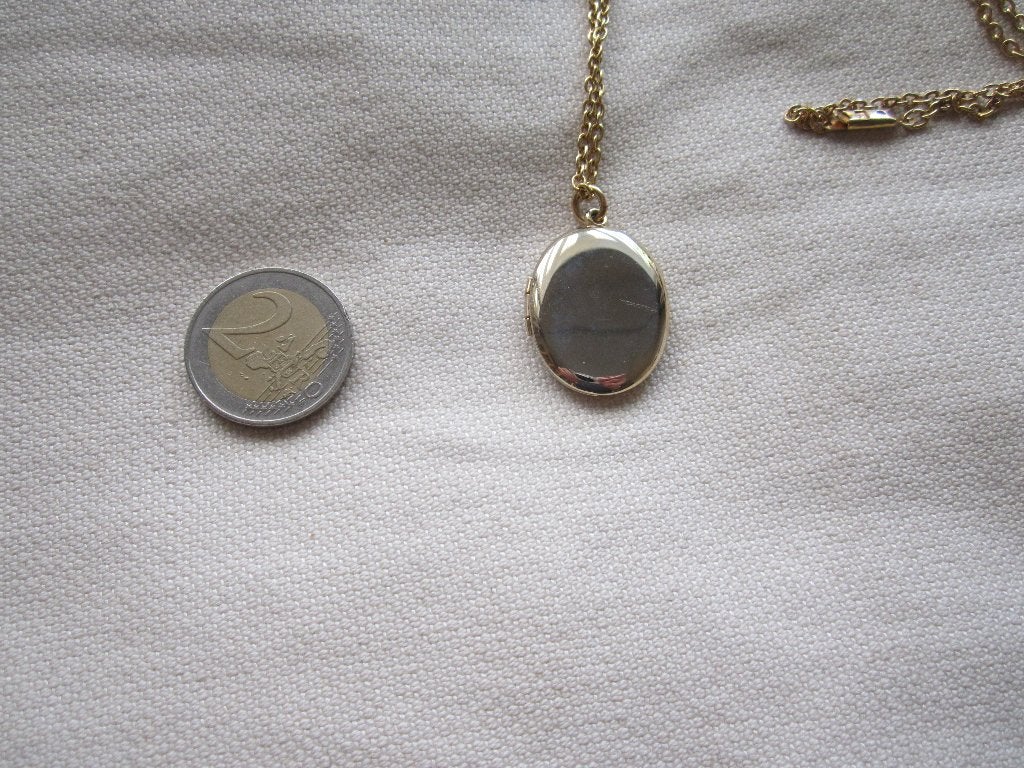 45.  Oud medaillon,  12 k  gold filled, Sieraden, Tassen en Uiterlijk, Antieke sieraden, Ophalen, Overige materialen, Overige typen