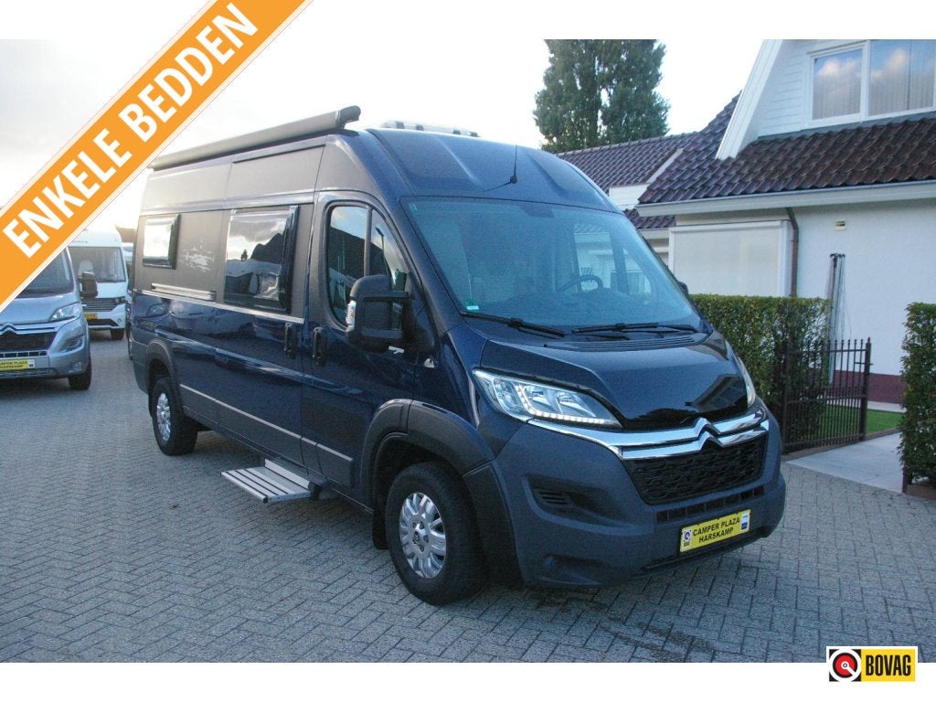 Pössl P2 Relax 600 Enkele bedden, 599cm, Caravans en Kamperen, Boiler, Ringverwarming, Pössl, Tot en met 2