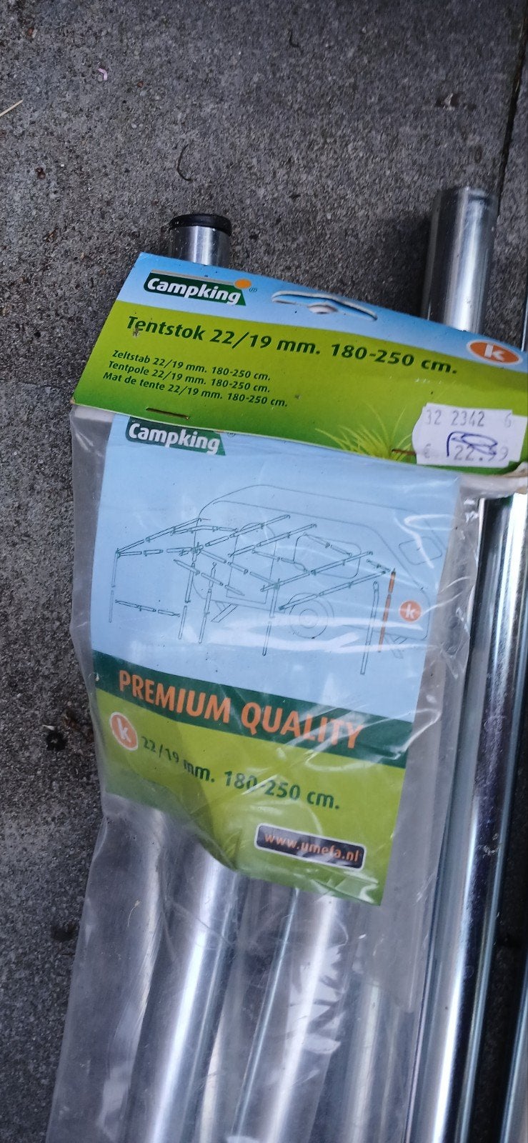 Tentstokken, Ophalen