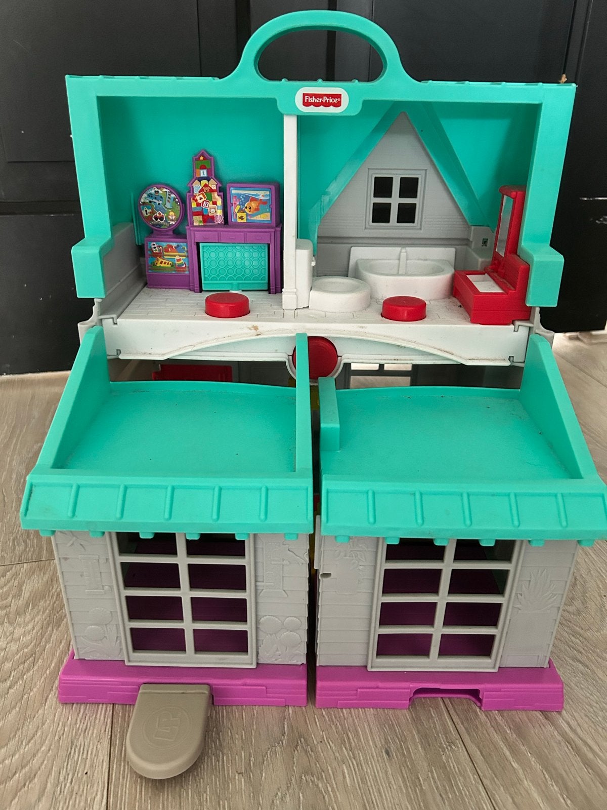 Fisher-Price Little People Handige Helpers Huis, Kinderen en Baby's, Speelgoed | Fisher-Price, Ophalen of Verzenden, Gebruikt