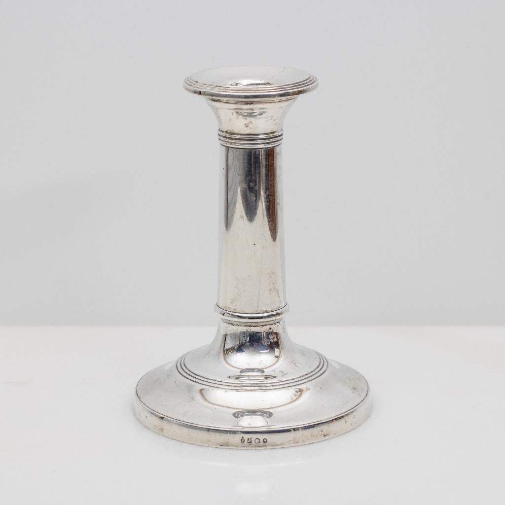 Zilveren Kandelaar Koninklijke Begeer 1997 met Bobeche, Verzenden, Zo goed als nieuw, Zilver, Kandelaar