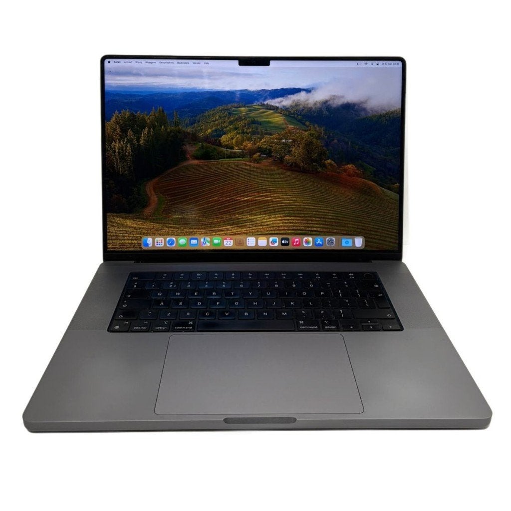 Macbook Pro 16 inch 2021 M1 Pro 16GB/512GB Zeer Nette Staat, MacBook Pro, Qwerty, 512 GB, Ophalen of Verzenden