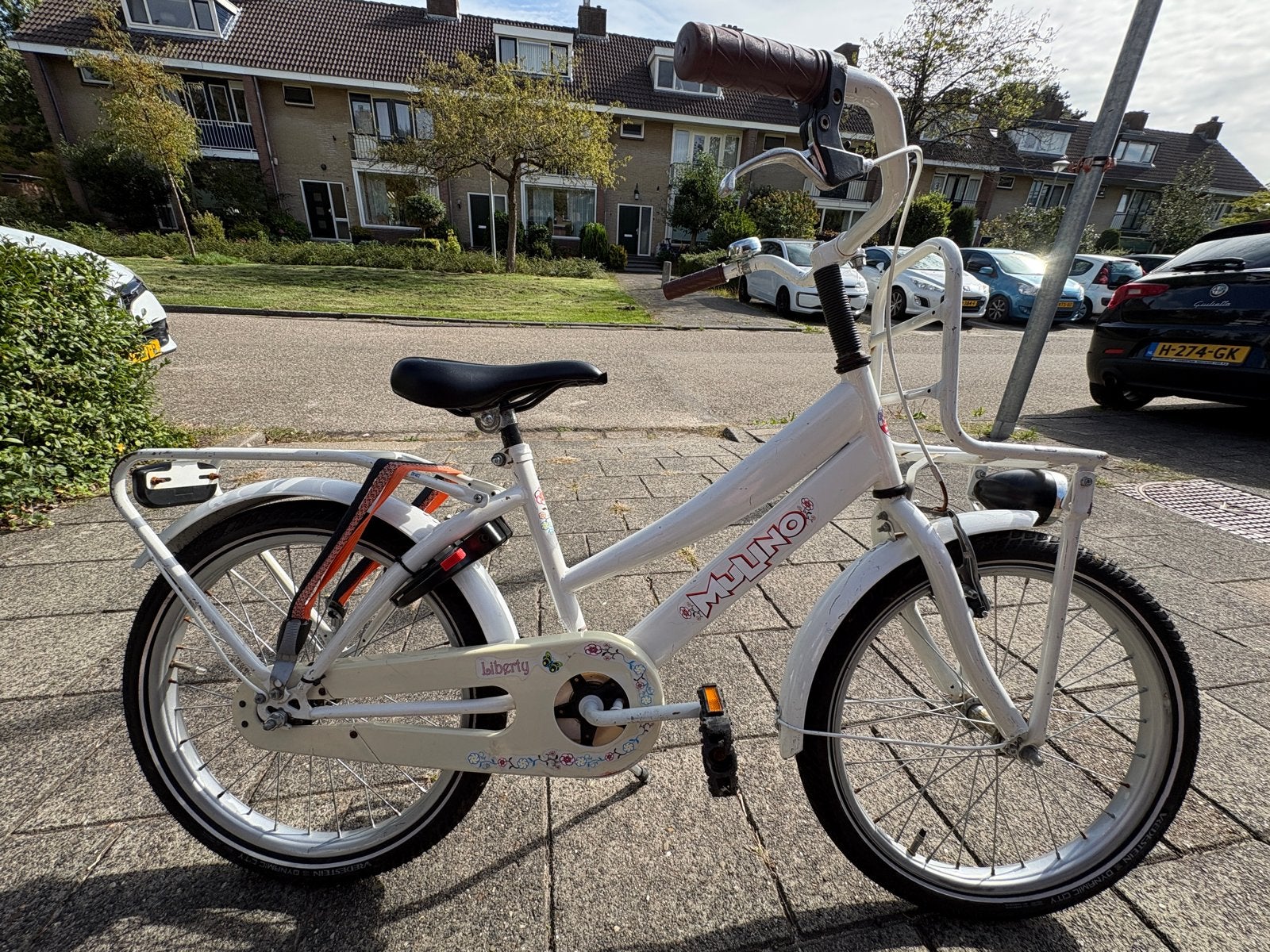 Mulino kinderfiets 20 inch met werkende verlichting, Fietsen en Brommers, Ophalen of Verzenden, Gebruikt, 20 inch of meer