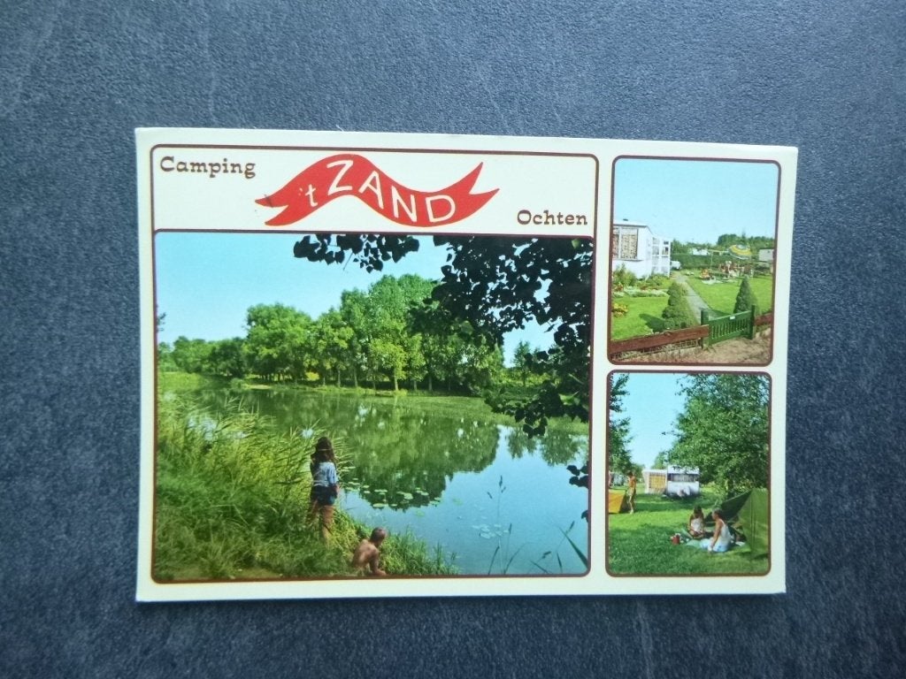 Ochten a/d Waal, camping 't Zand 1982, Verzenden, 1980 tot heden, Gelopen, Noord-Brabant