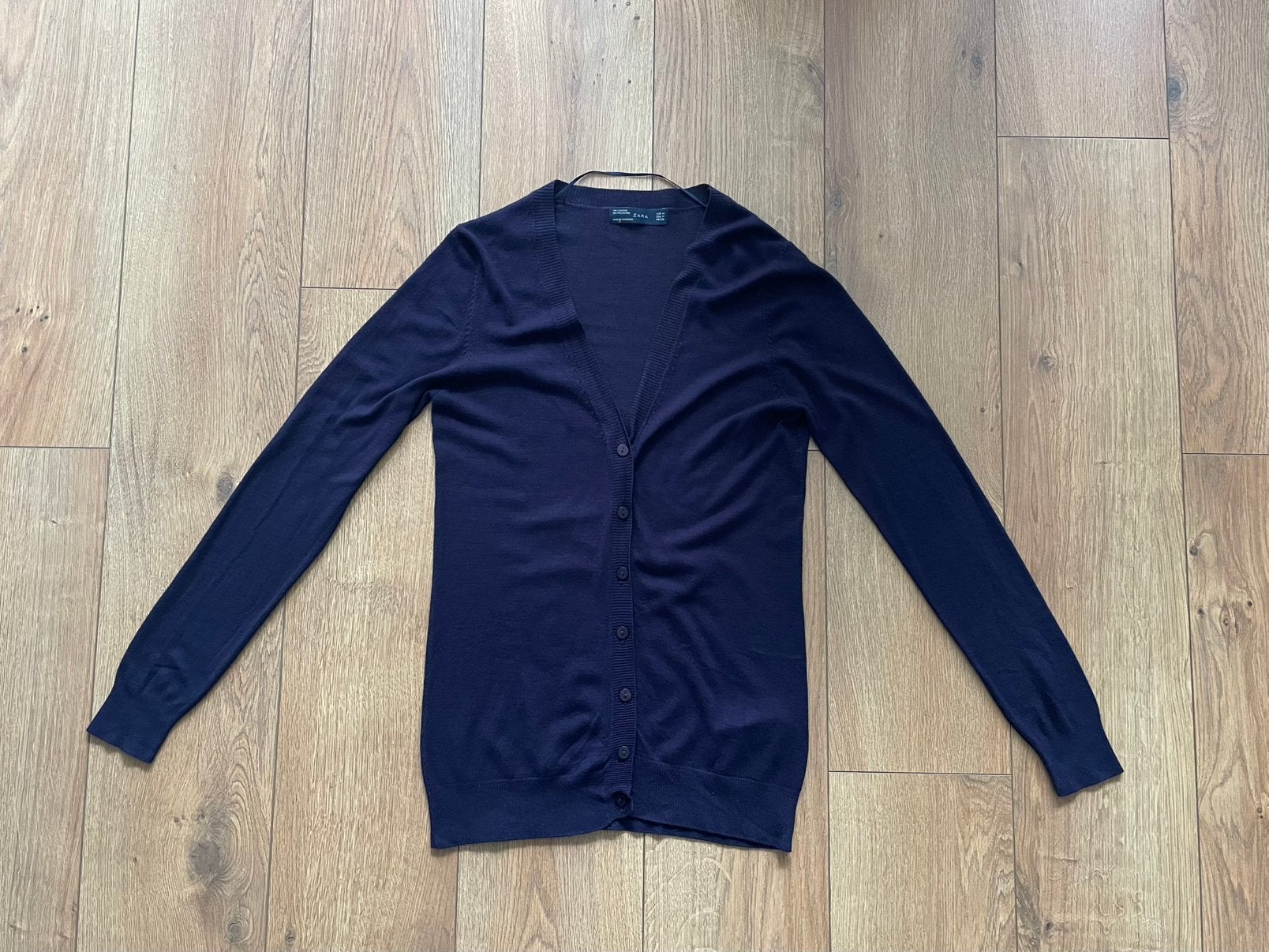 Zara leuk donkerblauw vest maat M, Kleding | Dames, Ophalen of Verzenden, Gedragen, Maat 38/40 (M), Blauw