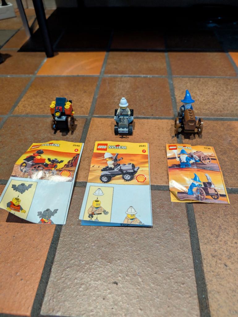 LEGO System sets 2541, 1736, 2540 compleet met handleiding, Ophalen of Verzenden, Gebruikt, Overige merken