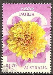 655 Australië 2026 Dahlias, Verzenden, Gestempeld