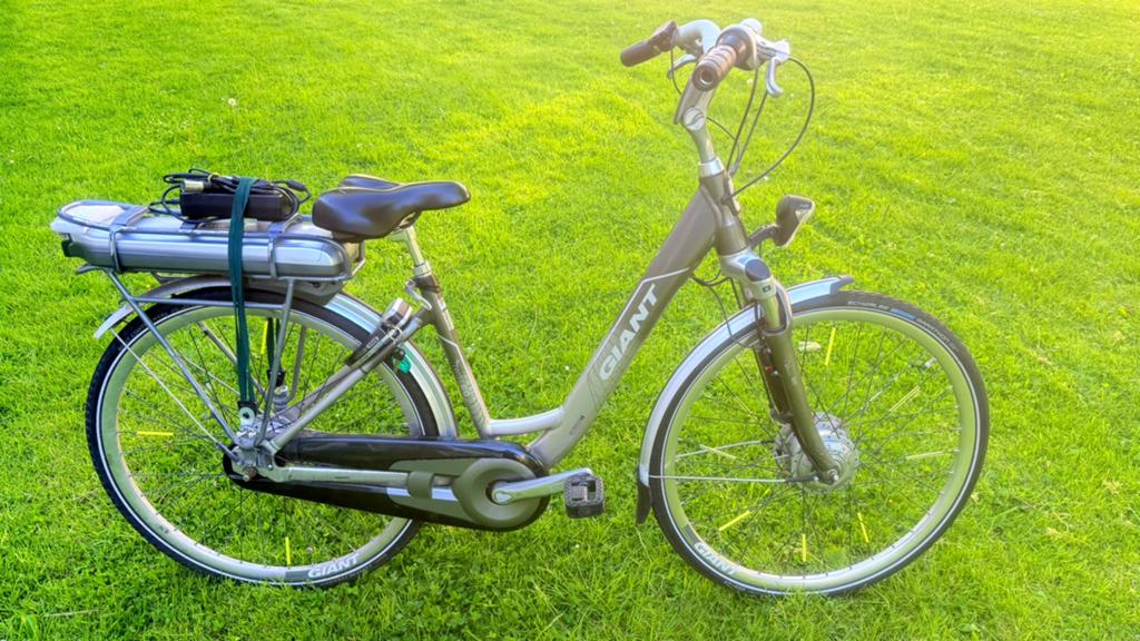 Mooie goed werkend ujisex damesfiets E-bike Giant Twist 47cm, Ophalen, Gebruikt, 47 tot 50 cm, Versnellingen