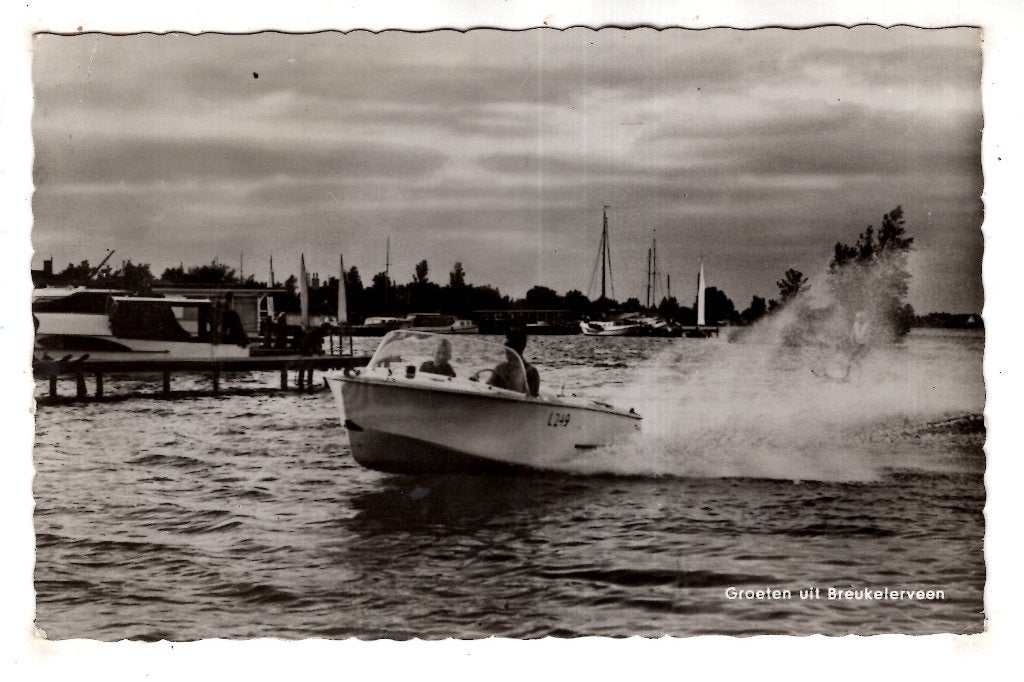 Breukelen Breukelerveen Speedboot, Ophalen of Verzenden, 1940 tot 1960, Gelopen, Utrecht