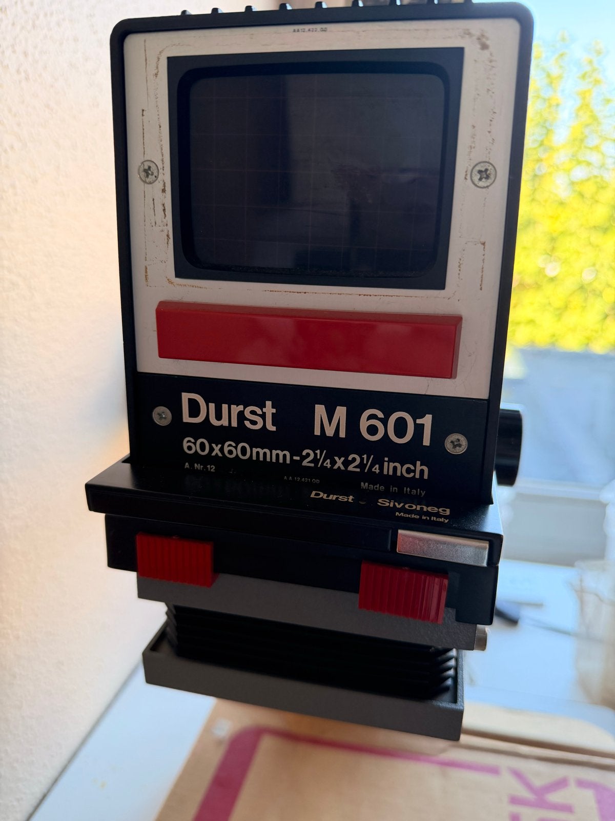 Durst M 601 Vergroter met complete dokaset en accessoires, Ophalen, Gebruikt, Durst, Complete dokaset
