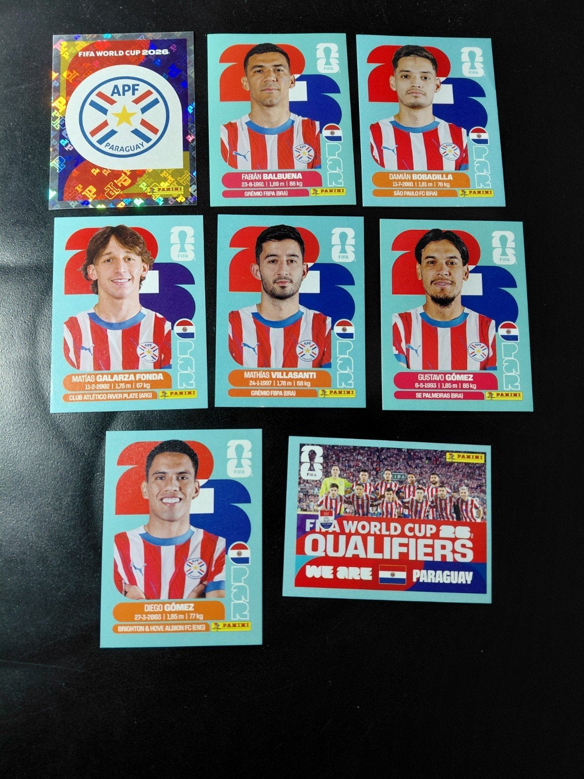 Paraguay (panini wk 2026 stickers), Verzamelen, Ophalen of Verzenden, Nieuw, Buitenlandse clubs, Poster, Plaatje of Sticker