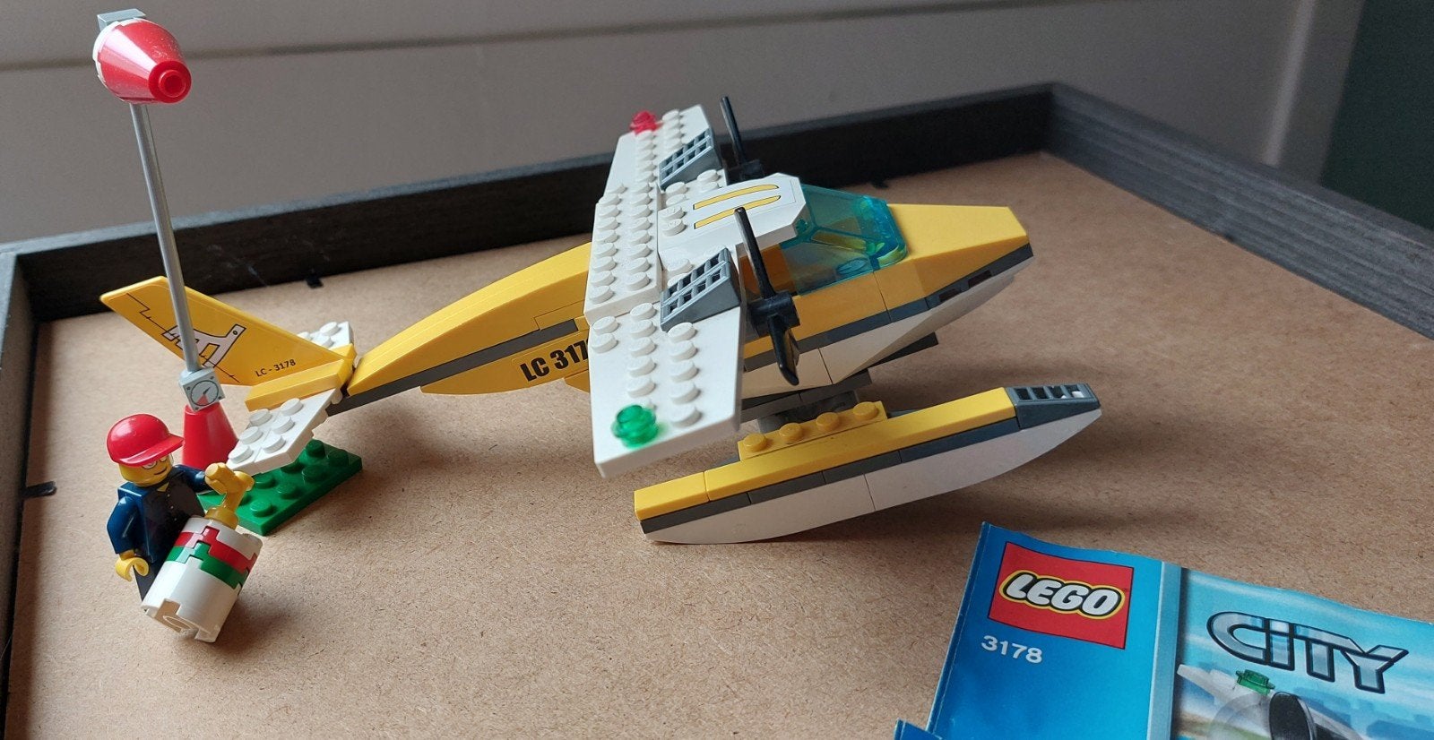 Lego City 3178 watervliegtuig met piloot, Lego, Ophalen of Verzenden, Compleet, Complete set