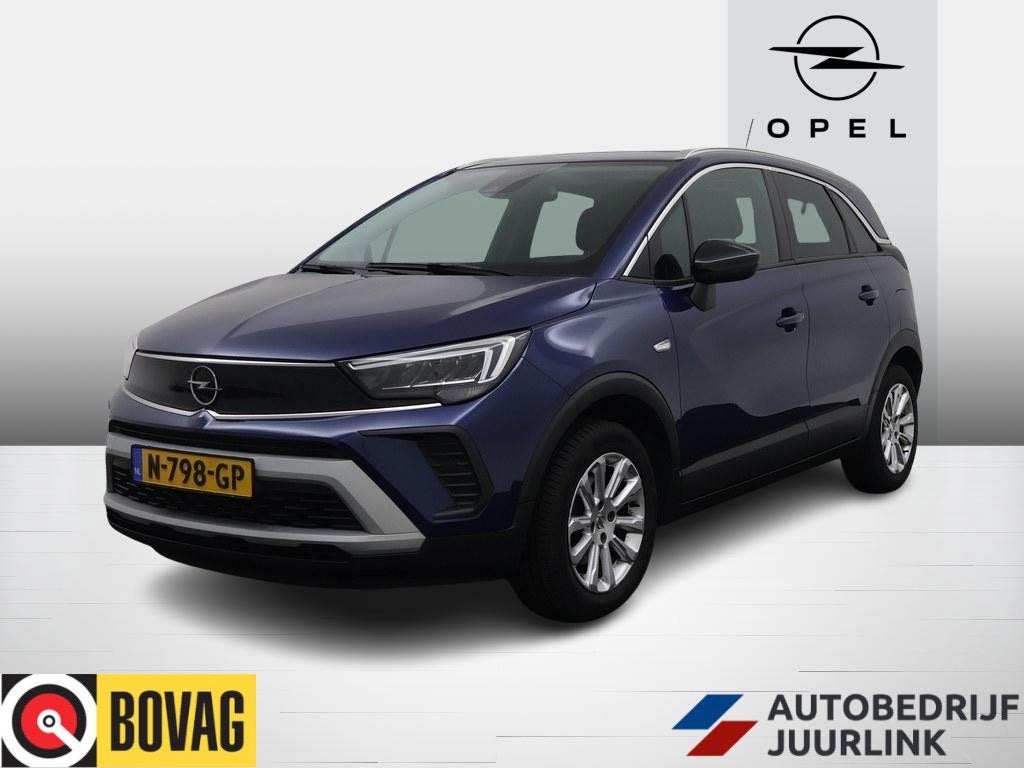 Opel Crossland 1.2 Turbo Elegance Pano/Nav/Agr/Led/Winterpak, Auto's, Gebruikt, 1199 cc, Origineel Nederlands, Bedrijf