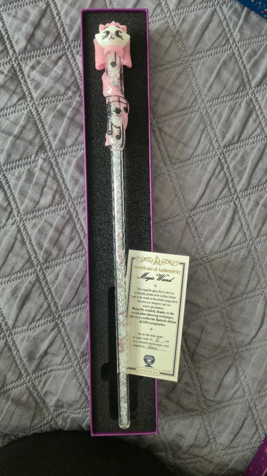 Disney Arribas Marie Limited Edition Toverstaf, Ophalen, Nieuw, Beeldje of Figuurtje