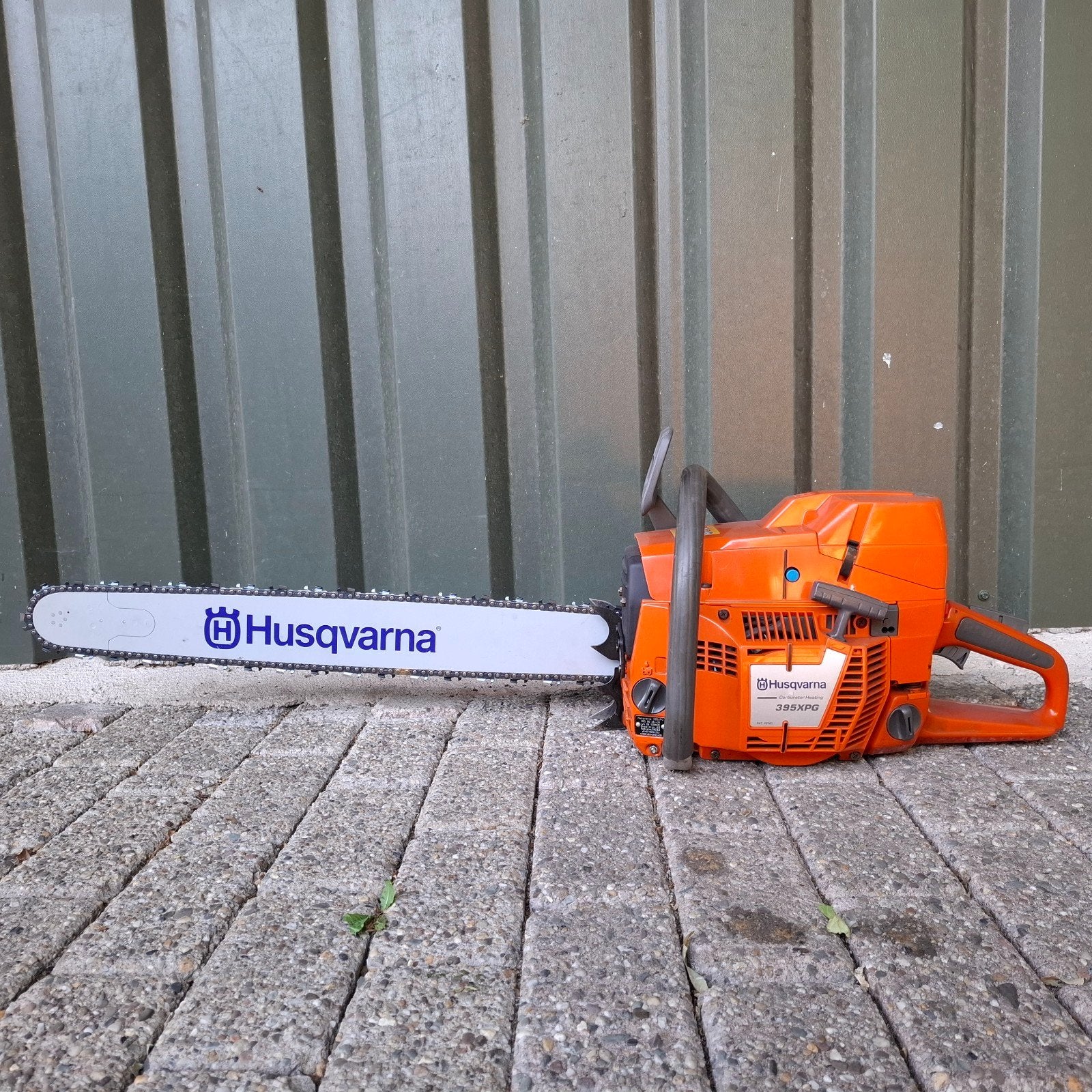 Husqvarna 395XPG Kettingzaag - Zo goed als nieuw, Ophalen of Verzenden, Zo goed als nieuw, Overige soorten, Husqvarna