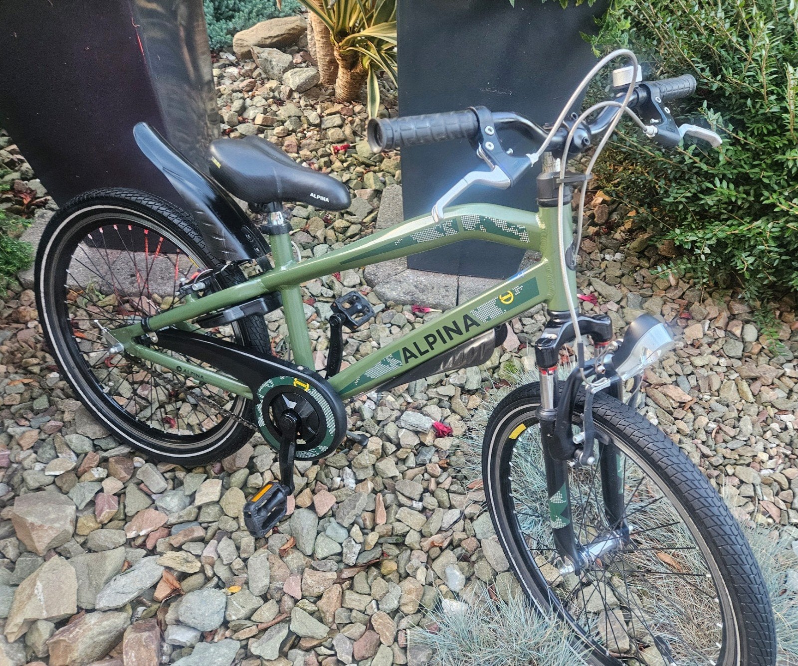 Hele nette stoere 22inch Alpina Trial Aluminium frame., Fietsen en Brommers, Fietsen | Jongens, Ophalen, Terugtraprem, 22 inch