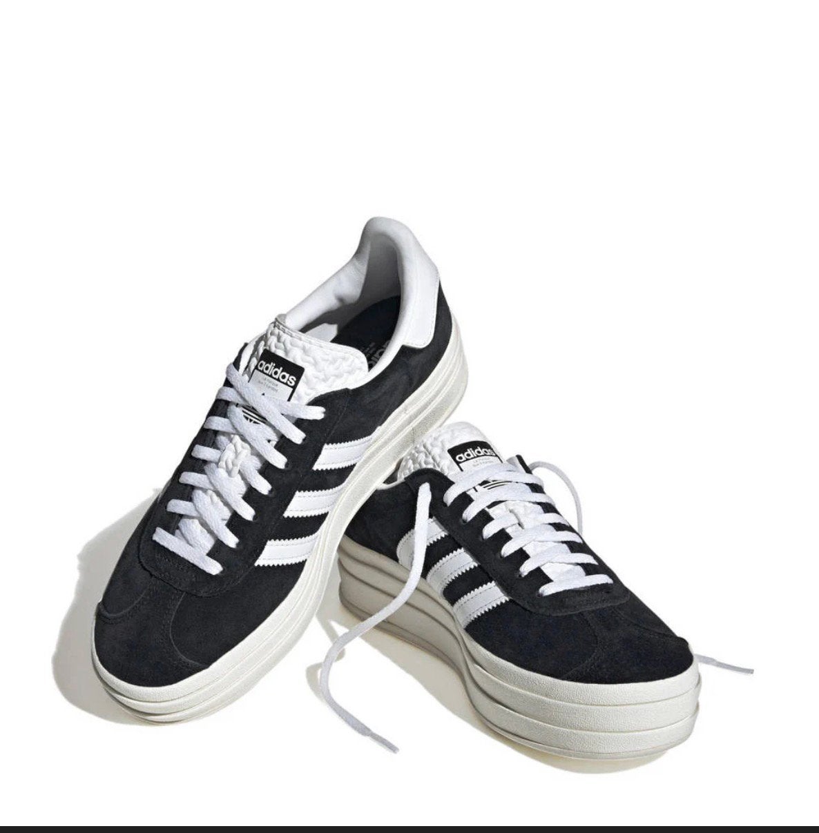 Adidas gazelle Bold leren sneakers maat 38, Ophalen of Verzenden, Zo goed als nieuw, Sneakers of Gympen