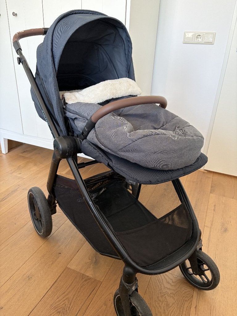 Maxi-Cosi Street+ kinderwagen met reiswieg, Gebruikt, Verstelbare duwstang, Maxi-Cosi, Ophalen