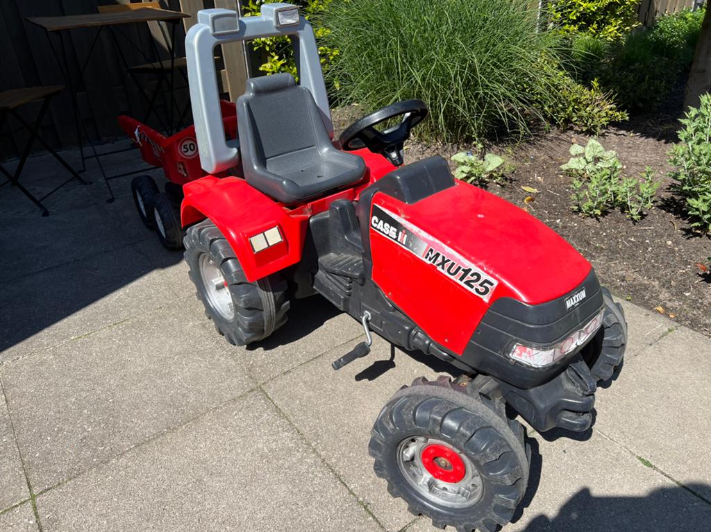 Tractor met aanhanger, Ophalen, Gebruikt, Trapvoertuig