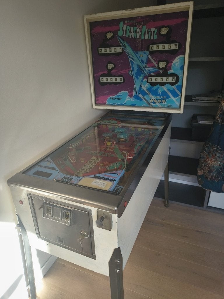 STRATO FLITE PINBALL MACHINE - BY WILLIAMS 1974, Ophalen, Gebruikt, Mechanisch, Williams