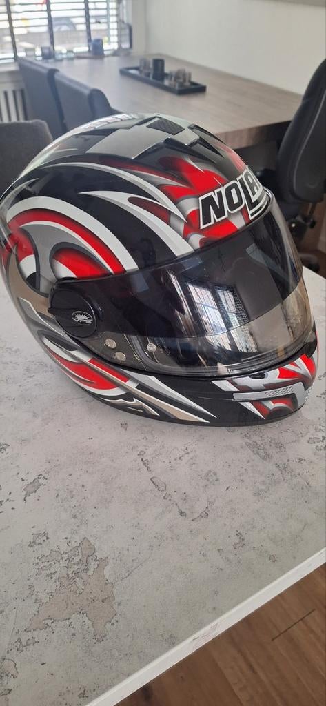 Nolan Integraalhelm - Zwart/Rood/Grijs Design, Heren, Nolan, Ophalen of Verzenden, Integraalhelm