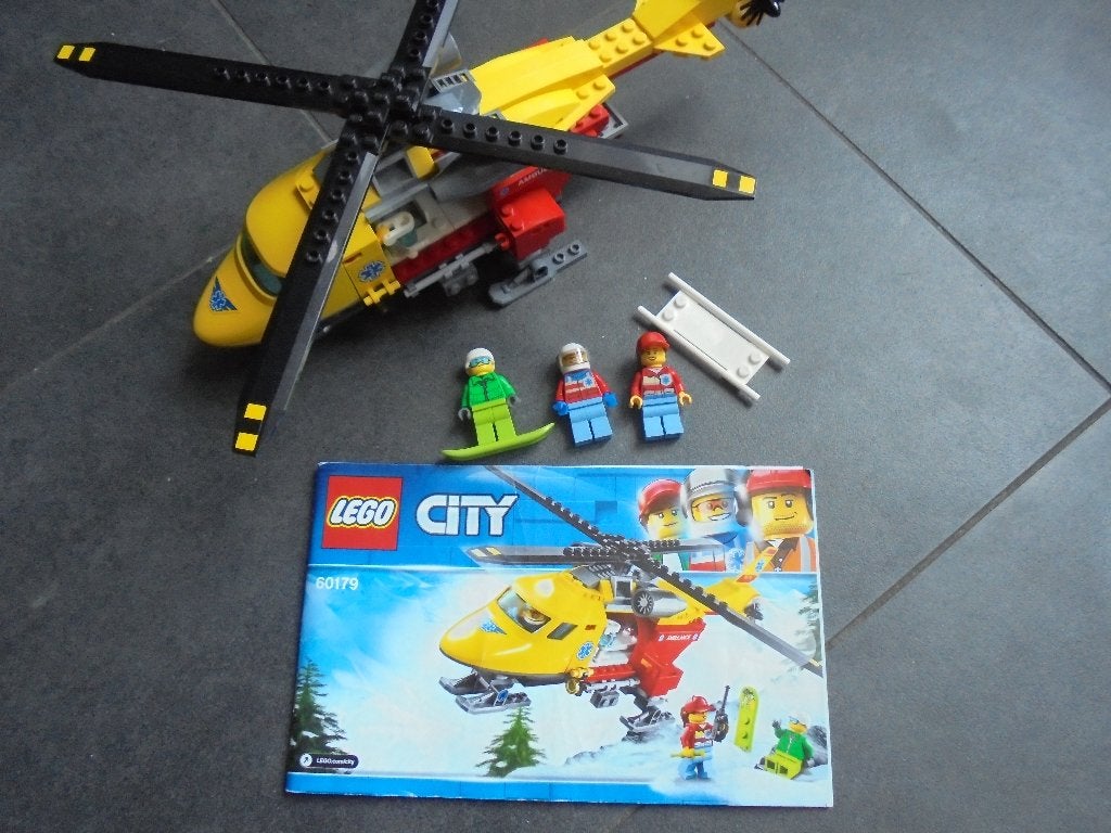 lego city 60179 trauma helikopter, City, Lego, Ophalen of Verzenden, Complete set