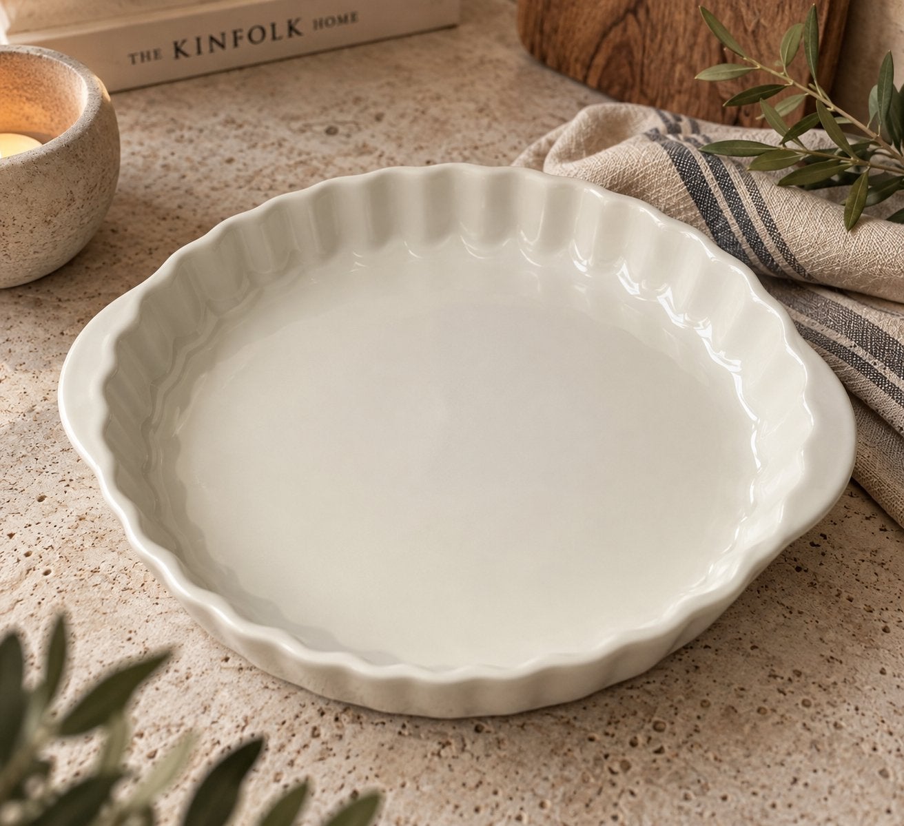 Vivo by Villeroy & Boch ovenschaal / quichevorm – 25 cm, Overige typen, Nieuw, Ophalen of Verzenden, Steen/keramiek